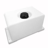 Burger Motorsports Clear/White Burger Motorsport - 2 Gallon Low Profile Universal Water/Methanol Injection (WMI) Tank BMS-WMT-2GU-WC