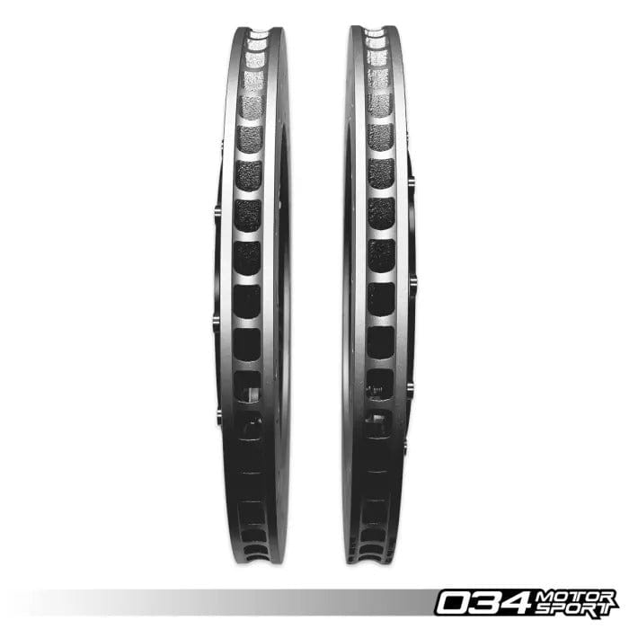 034Motorsport 2-Piece Floating Rear Brake Rotor Upgrade Kit - Audi / C ...