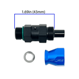 Precision Raceworks Precision Raceworks Fuel Line Fitting AN6 PTFE to AN6 ORB Swivel 201-0175