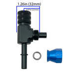 Precision Raceworks Precision Raceworks Fuel Line Fitting AN6 PTFE Tee - 7.89mm(5/16") Male - 7.89mm(5/16") Female 201-0177