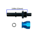 Precision Raceworks Precision Raceworks Fuel Line Fitting AN6 PTFE to 9.89mm Male QC 201-0181