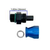 Precision Raceworks Precision Raceworks PTFE AN6 Fitting  to Male AN6 ORB 201-0237