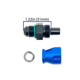 Precision Raceworks Precision Raceworks PTFE AN6 Fitting  to Male AN6 Flare 201-0243