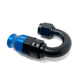 Precision Raceworks Precision Raceworks PTFE Fuel Line Fitting 180 Degree AN-6 Female Flare 201-0264