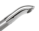 Borla Borla Universal Polished Tip Single Round Turndown/Turnout (inlet 2 1/2in. Outlet 2 1/2in) BOR-20110