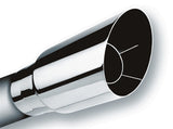 Borla Borla Universal Polished Tip Single Round Angle-Cut (inlet 2 1/2in. Outlet 3 1/2in) BOR-20120