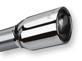 Borla Borla Universal Polished Tip Single Oval Rolled Angle-Cut w/Clamp (inlet 2 1/4in. Outlet 3 5/8 x 2 1 BOR-20153