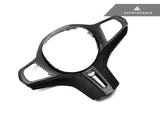 AutoTecknic Carbon Alcantara Steering Wheel Trim - G01 X3 | G02 X4 by AutoTecknic ATK-BM-0282-LCI-H-S-TJ-2