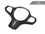 AutoTecknic Carbon Alcantara Steering Wheel Trim - F97 X3M | F98 X4M by AutoTecknic ATK-BM-0282-H-S-3