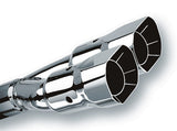 Borla Borla Universal Polished Tip Dual Square Angle-Cut Intercooled (inlet 2 1/2in. Outlet 2 7/8 x 3 3/8i BOR-20233