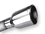 Borla Borla 2.25in Inlet 3.19in Round Rolled Angle Cut Outlet x 5in Long Embossed Tip BOR-20236