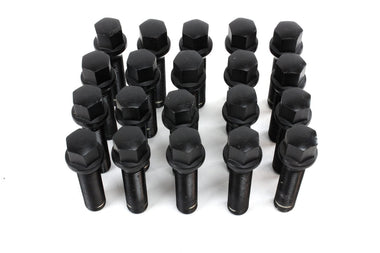 Mevius Hex Lug Bolts M14x1.50 Cone 50mm Black (SCRATCH AND DENT) by Mevius 40603B-SND