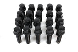 Mevius Hex Lug Bolts M14x1.50 Cone 50mm Black (SCRATCH AND DENT) by Mevius 40603B-SND