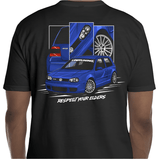 UroTuning "Respect Your Elders" VW Mk4 R32 T-Shirt (V2) by UroTuning Swag