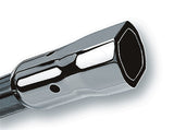 Borla Borla 2.25in Inlet 3.38in x 3.0in Square Angle Cut Phantom x 6.5in Long Universal Exhaust Tips BOR-20252
