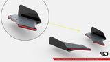 Maxton Design Street Pro Rear Side Splitters + Flaps VW Jetta GLI Mk7 by Maxton Design VWJE7GLICNC-RSD1BRB+RSF1G