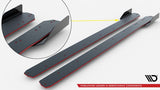 Maxton Design Street Pro Side Skirts Diffusers + Flaps VW Jetta GLI Mk7 by Maxton Design VWJE7GLICNC-SD1BRB+SF1G