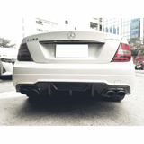 Suvneer Motorsports Suvneer DTM Designed W204 Facelift Carbon Fiber Diffuser W204CFDIF2-DTM