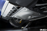 Fall-Line Motorsports F8X M2C / M3 / M4 Oil Cooler Guard V1 | FLM-F8X-3FSKID-V2-BLK