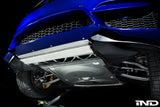 Fall-Line Motorsports F8X M2C / M3 / M4 Oil Cooler Guard V1 | FLM-F8X-3FSKID-V2-BLK