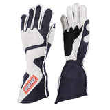 RaceQuip SFI-5 Gray/Black Outseam Angle Cut Glove by Racequip