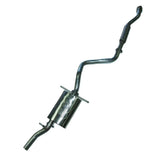Techtonics 2.25" Exhaust Cat Back '84-'89 Cabriolet Stainless