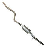 Techtonics 2.5" Aluminized Mk1 Jetta Exhaust w/Stainless Muffler