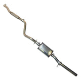 Techtonics 2.5" Aluminized Mk1 Jetta Exhaust w/Stainless Muffler
