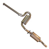 Techtonics Stainless 2.5" Ex. Corrado G-60 w/ Two Stainless Borlas