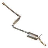 Techtonics Aluminized 2" Ex. VW Fox '87-'93 w/Stainless Borla