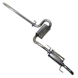 Techtonics Stainless Exhaust Cat Back Passat TDI '96-'97, 2.5" w/Borla Muffler