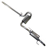 Techtonics Stainless Exhaust Cat Back Passat TDI '96-'97, 2.5" w/Borla Muffler