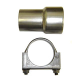Techtonics Stainless adaptor to connect "T" version ex to the Std. Downpipe