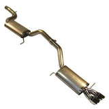 Techtonics Stainless CC Exhaust 2.0t 2013-2015 2.5" Borla Mufflers Dual