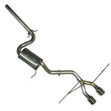 Techtonics Mk5 Rabbit/Mk6 Golf 2.5L 5 cyl. 2.5" w/Borla Muffler Dual Tips