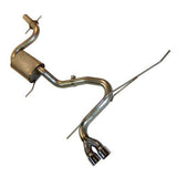 Techtonics Exhaust EOS 2.0L Turbo engine 2.5" w/Borla Muffler, Dual Tips