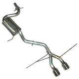 Techtonics Mk5 GTI 2.0t, 2.5" w/Borla Muffler & Dual 4" Tips w/R32 Valance