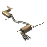 Techtonics Audi A3 '06-'13 2.0T FWD SS Exhaust w/ Dual Borla Mufflers
