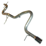 Techtonics '11 Audi A3 TDI Stainless Steel Exhaust w/No Muffler, 3.5" Tip
