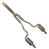 Techtonics Stainless Ex Audi A6 2.7T '98-'01 Dual 2.5" (full 2.5")