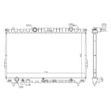 Radiator - Hyundai by Nissens 2531026300-NIS
