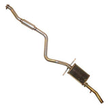 Techtonics 2.25" Aluminized Exhaust '86-'89 Scirocco 16V w/Stainless Muffler