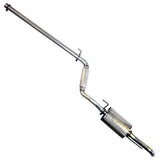 Techtonics 2.25" Aluminized Ex Cat Back Passat 2.0 8v 95-97 w/Borla