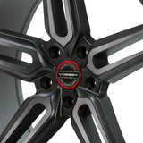 Vossen Billet Hybrid+Forged Large Center Cap W/ Red Surround by Vossen CAP-BSC-LG-HF-RD