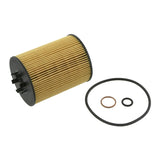 Oil Filter with Seal Rings - BMW by Febi 11427506677-FEB
