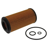 Oil Filter with Seal Rings - Mercedes by Febi 6131800009-FEB