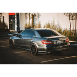 Suvneer Motorsports Suvneer W211 AMG Carbon Fiber Rear Bumper Side Splitters W211RRSPL