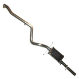 Techtonics Ex 2.75" '84.5-'92 Mk1 Scirooco Stainless Magnaflow Muffler