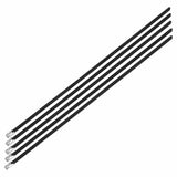 Nuke Performance Stainless steel locking ties, 7.9mm x 500mm Black, 5pcs by Nuke Performance 290-01-106