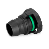 Nuke Performance BQL 22 Male to Convoluted hose, Straight by Nuke Performance 290-22-107